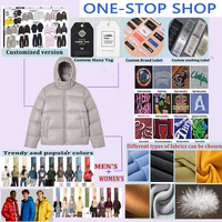 Manteau d'hiver chaud de style classique, coupe-vent, parka pour homme, veste en duvet de canard