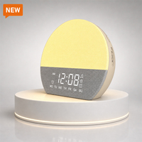 Réveil intelligent de table avec lumière d'aube, machine à bruit blanc pour le sommeil, 30 sons de sommeil, pour la maison et la table de chevet, OEM ODM personnalisé