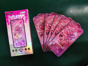 Hồng hồng kim cương shinning Tempered Glass chống tĩnh bảo vệ màn hình cho <span class=keywords><strong>iPhone</strong></span> 17 Pro Max cho <span class=keywords><strong>iPhone</strong></span> 16 PRO bảo vệ phim - Product Image 4