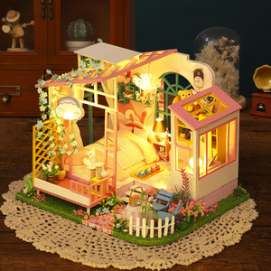 Kit de Casa de Muñecas en Miniatura de Madera Ensamblado a Mano al por Mayor, Adorable Rincón de Lectura con Temática de Panadería para Dormitorio Acogedor, Regalo DIY para Tiendas de Boutique - Product Image 4
