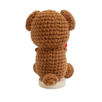 Vente en gros d'adorables ours au crochet art déco cadeau maison message positif motif animal anti-stress