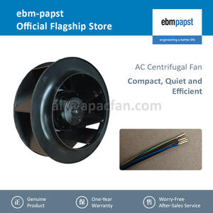 For R2E225-BD92-37 225mm 230VAC 135W 0.6A 2650RPM Ball Bearing AC Motor OEM KUKA Robot Rittal Cabinet Centrifugal Cooling - Product Image 2