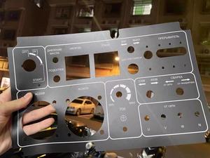 Tùy chỉnh PC Pet Bảng điều khiển phẳng nổi xúc giác nút thiết kế chống bụi membran chuyển đổi bàn phím - Product Image 5