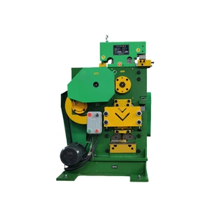 Punzonadora y cizalla Máquina cortadora de acero de canal Ángulo de hierro Ángulo de acero redondo Máquina cortadora y punzonadora de viga en I - Product Image 3