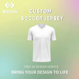 EUOKA <span class=keywords><strong>Colombia</strong></span> - Conjunto Deportivo <span class=keywords><strong>de</strong></span> Fútbol Personalizado y Transpirable, Uniforme <span class=keywords><strong>Original</strong></span> Sublimado, <span class=keywords><strong>Camiseta</strong></span> <span class=keywords><strong>de</strong></span> Fútbol para Hombre - Product Image 5