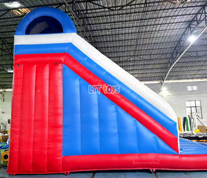 Toboggan aquatique gonflable géant de 5 à 9 m de haut, double toboggan <span class=keywords><strong>avec</strong></span> piscine à jets, PVC de 0,9 mm pour les fêtes d'enfants en plein air, parc aquatique - Product Image 3