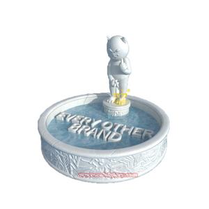 Jardín al aire libre <span class=keywords><strong>calle</strong></span> mármol piscina <span class=keywords><strong>fuente</strong></span> dibujos animados mascota gato estatua agua característica paisaje diseño <span class=keywords><strong>piedra</strong></span> arte escultura al aire libre - Product Image 2