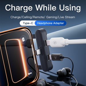 <span class=keywords><strong>Adaptateur</strong></span> universel Type-C pour casque, support de charge pour téléphone compatible <span class=keywords><strong>Apple</strong></span> iPhone 17, prise de transmission de données - Product Image 4