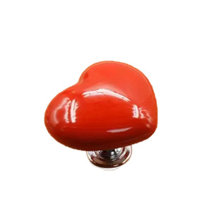 Toilet Push Button Heart Shaped Plastic Easy Installation Contemporary Design - Product Image 5