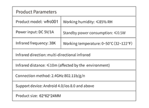Mando a distancia inteligente con WiFi para el hogar, Control remoto Universal compatible con Alexa y <span class=keywords><strong>Google</strong></span> Assistant, Tuya - Product Image 5