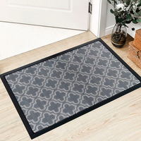 Home Shop Functional Oblique Grid oder Holes Fuß matte Custom Design Reinigt effizient Schlamm-, Sand-und Regenwasser-Außen matten