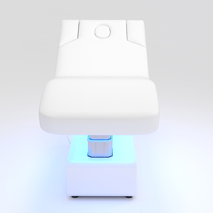 Bonita y práctica iluminación ambiental personalizada cama de masaje eléctrica 3/4 motores con cajones de almacenamiento - Product Image 4