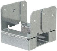 Connecteur de construction en bois de vente chaude de haute qualité Base de poteau réglable disponible pour différentes tailles de bois double