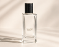 Flacon de parfum vide personnalisé de 5 ml, 10 ml, 20 ml, 30 ml, 50 ml, 100 ml, fabricant de flacons de parfum en verre, flacon pulvérisateur de parfum en verre avec bouchon à vis