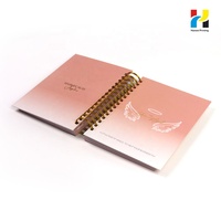 Individuell Bedrucktes Spiralgebundenes Notizbuch, Hardcover Notizbuch mit Beschichtetem Papier, Druckerei für Schul- und Bürobedarf OEM