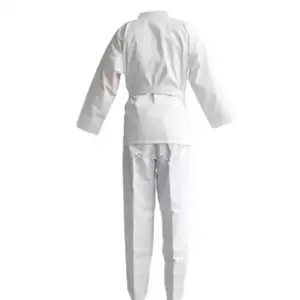 Venda quente Poliéster Algodão Karate Uniforme Treinamento Confortável Respirável Gi Karate Uniforme