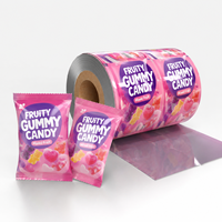 Rouleaux de film plastique de qualité alimentaire, emballage en sachet, film plastique transparent en rouleau, adapté aux bonbons, aux noix et aux aliments