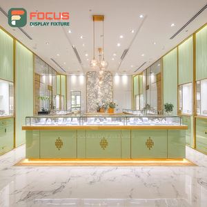 Mostrador de Exhibición de Joyería para Centro Comercial de Alta Visibilidad, Vitrina Comercial con Marco Metálico - Product Image 4