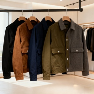 Veste coupe-vent à capuche surdimensionnée pour homme, brodée sur mesure, automne-hiver, coton épais et chaud, 3XL - Product Image 1