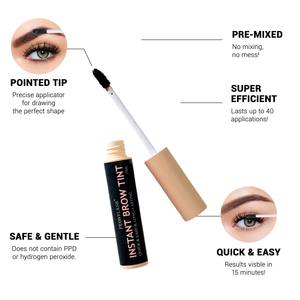 Teinture instantanée pour sourcils et cils du fabricant <span class=keywords><strong>d</strong></span>'origine, coloration en marque blanche, teinture pour sourcils, 5 couleurs pré-mélangées - Product Image 2