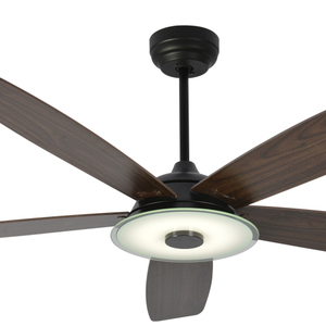 CARRO Striker 52 pollici 5 pale in legno prezzo economico all'ingrosso decorazione soggiorno grande ventilazione ventilatore a soffitto cc - Product Image 2