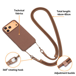 多用途調整可能な電話ストラップ、電話を安全に持ち運ぶためのソリューション。ネックストラップから紛失防止リストロープに変換可能、iPhone対応。 - Product Image 3