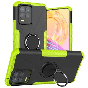 Ring Stand X7 Shock Absorberen Case Voor Oppo Realme 8 Pro Stevige Cellphone Cover Shell