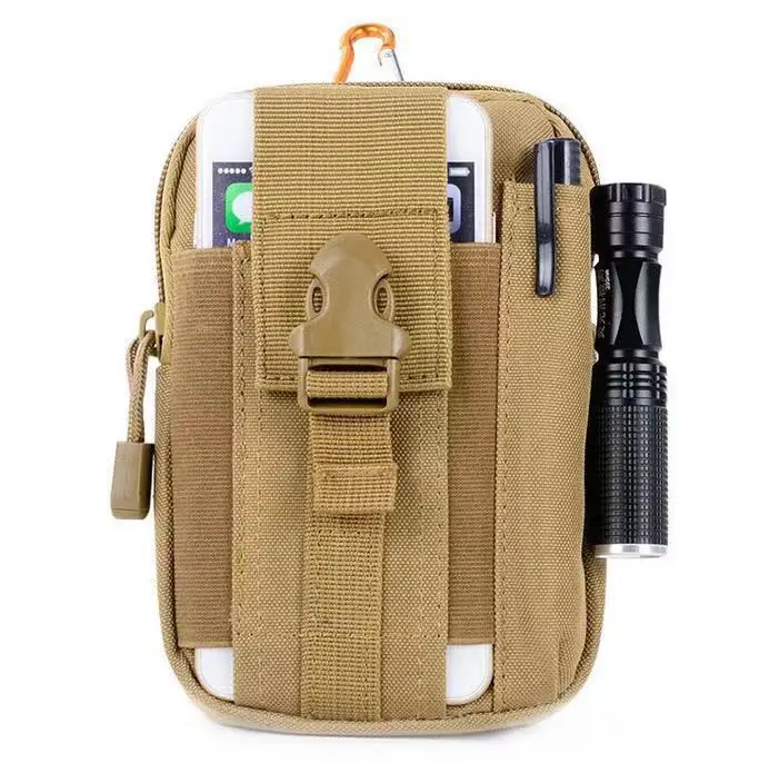 JSH Outdoor taktische Taillenbörse MOLLE Sport Oxford Freizeitlaufen Handy Hanging Bag Multi-Funktions-Handy-Tasche