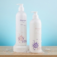 Flacons pompe pour lotion corporelle et shampoing 200ml/250ml PETG Emballage cosmétique en gros