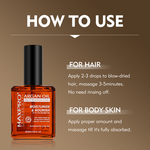 Maxipro 2024 Nuevo Aceite Esencial para el Cabello y Aceite de Argán para Proteger el Color para Salón de Belleza - Product Image 5