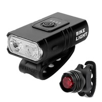 Luz Delantera para Bicicleta LED Súper Brillante de Aleación de Aluminio, Impermeable IP65, Recargable por USB, Iluminación Nocturna