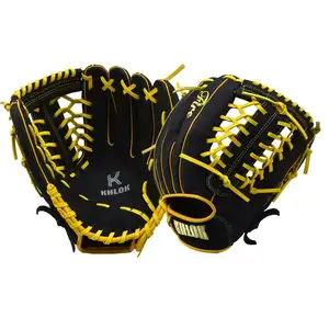 11inch All pigskin Leather Custom Logo Baseball Gloves Professional Game Infielding Baseball Mitt