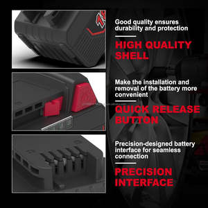 OEM 6000mAh Ersatzakku für Milwaukee 48-11-1850 Akku Kompatibel mit Milwaukee 18V 6.0Ah Akku - Product Image 2