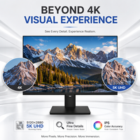 Monitor Gaming 27 Inci 5K UHD IPS Layar 5120x2880 165Hz Refresh Rate Tinggi DP HDMI Produsen OEM ODM