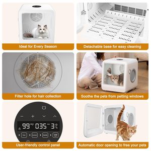 Máquina Quita Pelos de Mascotas de Lujo de 65L, Ecológica, Silenciosa (50dB), Automática e Inteligente para Gatos y Mascotas, Superventas de Fábrica - Product Image 4