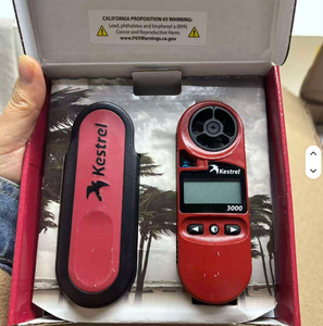 Kestrel Météo-mètre numérique sans fil de poche avec fonction noctilucente pour mesurer la vitesse du vent, la température et l'humidité - Product Image 1