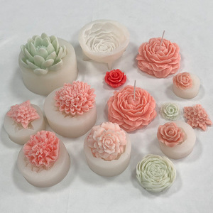 Stampo in <span class=keywords><strong>Silicone</strong></span> a Forma di Rosa con Fiore 3D, Stampo in Resina per Decorazioni Fai da Te in Gesso, <span class=keywords><strong>Stampi</strong></span> per <span class=keywords><strong>Candele</strong></span> - Product Image 1