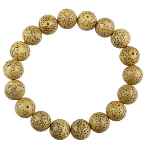 Hainan Bodhi Seed <b>Bracelet</b> 8mm 10mm 12mm Single Loop Unisex Religious Jewelry Beads - Product Image 4