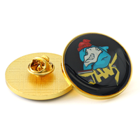 Insignes d'artisanat en métal de conception personnalisée de haute qualité épingles époxy à petit bouton modernes pour chapeaux pour votre propre style