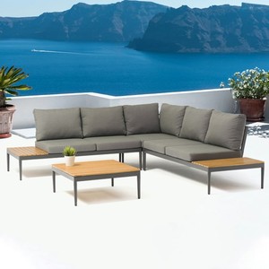 Ensembles <span class=keywords><strong>de</strong></span> patio extérieur, porche, jardin, canapé, meubles en bois, canapé en teck, produits Offre Spéciale - Product Image 1