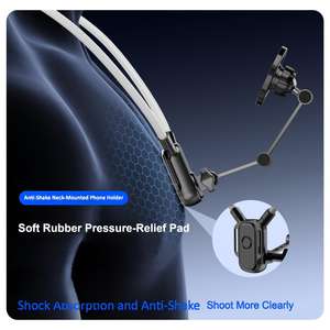 Portatelefono in Silicone morbido <span class=keywords><strong>supporto</strong></span> <span class=keywords><strong>per</strong></span> collo <span class=keywords><strong>magnetico</strong></span> ergonomico braccio regolabile sport Vlogging <span class=keywords><strong>telefono</strong></span> cellulare leggero - Product Image 3