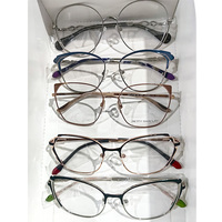 Nouvelles montures de lunettes tendance en métal œil-de-chat, montures de lunettes œil-de-chat classiques pour tous les visages, prix bas