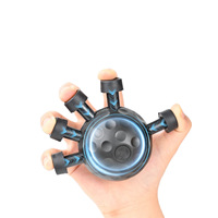 Nuevo estilo Power Ball Gripper Ejercitador Mano Squeeze Ball Five Finger Grip Power Finger Strength Trainer Ball