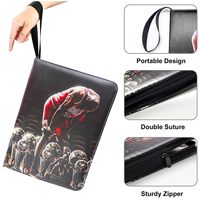 Portable amovible jeu de Baseball Trading Collector Album carte classeur détient des protecteurs 9 poche carte à collectionner classeur