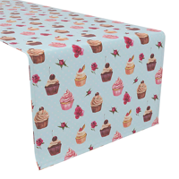 Chemin de table en polyester imprimé, lavable et réutilisable, avec motifs personnalisés pour les marques et les détaillants de textiles de maison