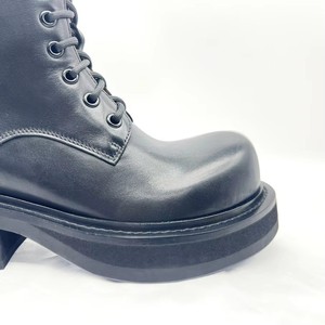 Bottes en cuir décontractées personnalisées pour femmes, bottines rehaussantes respirantes à <span class=keywords><strong>talon</strong></span> carré pour l'automne - Product Image 6