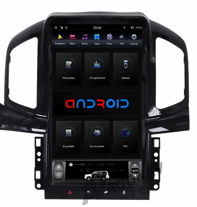 AOONAV auto android 9.0 PX6 DSP KOPF einheit 13,6 zoll tesla Stil für chevrolet Captiva 2013-2017 unterstützung gps NAVIGATION