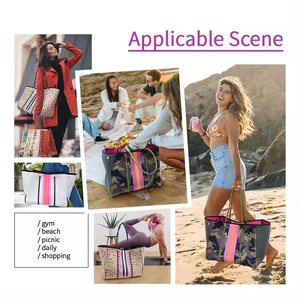 Sacs en gros pour femmes, sacs à main, sacs de voyage pour dames, sacs fourre-tout en néoprène à bandoulière grande capacité - Product Image 3