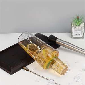 Shaker à cocktail en plastique, outil de mélange de boissons, réutilisable, durable, <span class=keywords><strong>accessoires</strong></span> de bar, capacité de 1000 ml pour la maison, les fêtes, le bar, les mojitos, les margaritas - Product Image 5