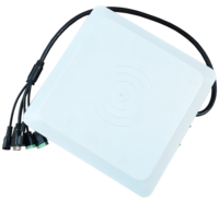 Puce 3993 860-960MHZ rfid uhf lecteur rj45 antenne intégrée portée moyenne 5 mètres ethernet wifi pour la gestion des véhicules